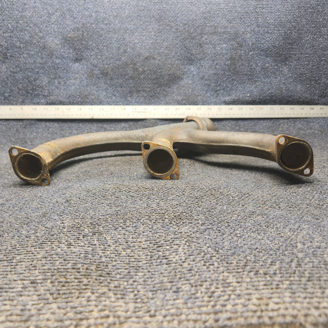 Used aircraft parts for sale, 35-950116 Beechcraft F35 Exhaust Stack Assembly - RH - Edge wear