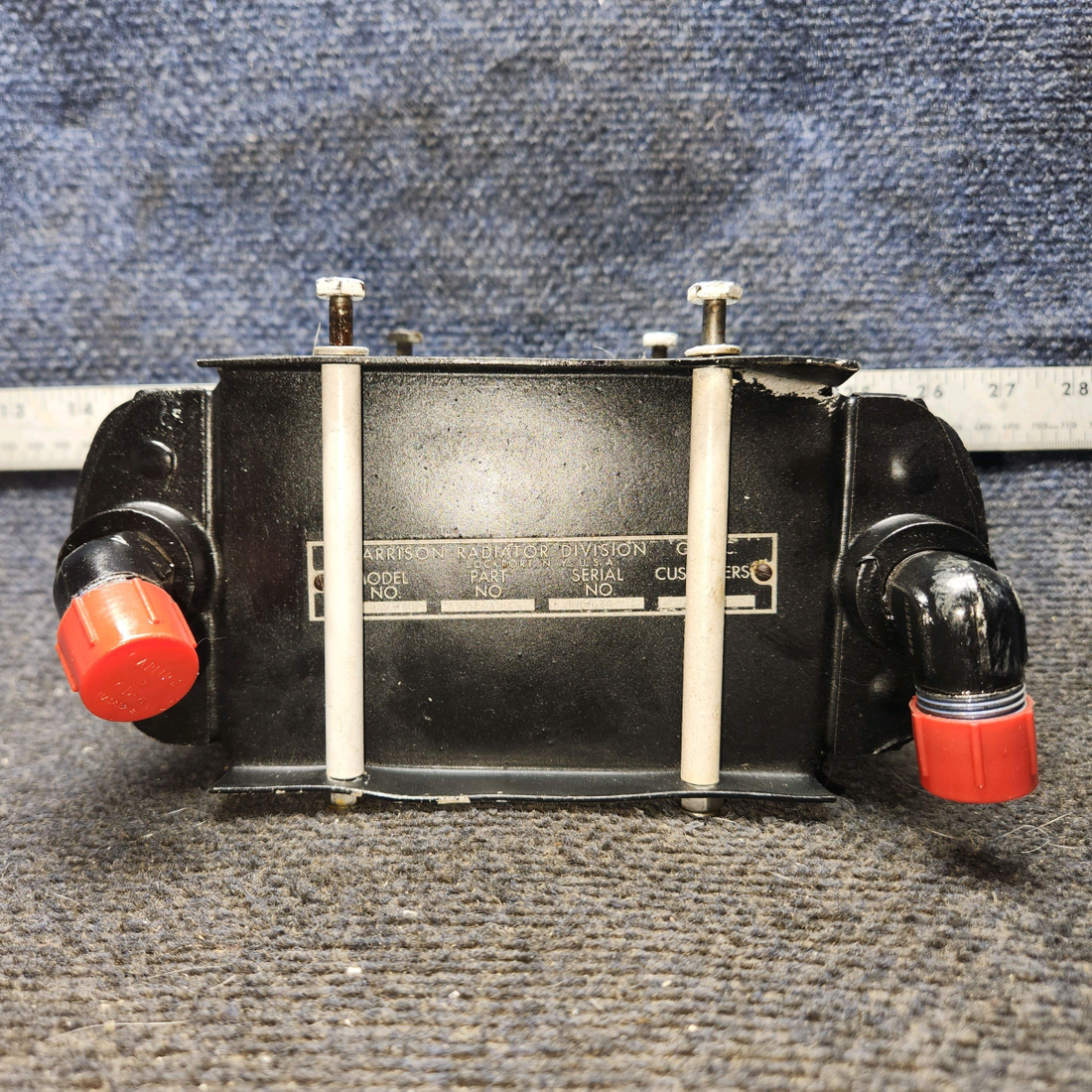 Used aircraft parts for sale, 8526250 Lycoming Piper PA-28-140 Oil Cooler Assembly