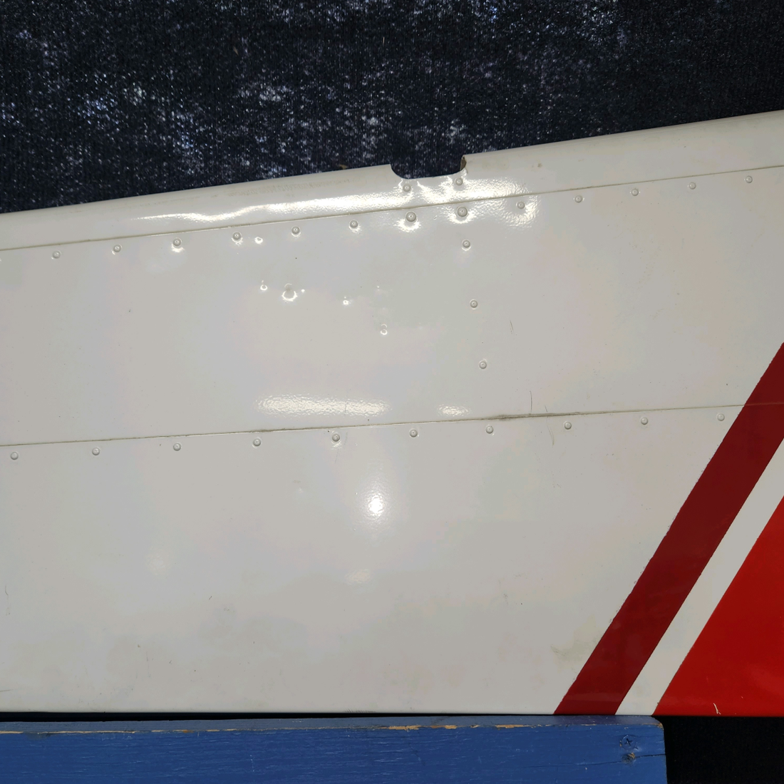 Used aircraft parts for sale, 0431004-3 cessna 150G Rudder Assembly "no Tip"