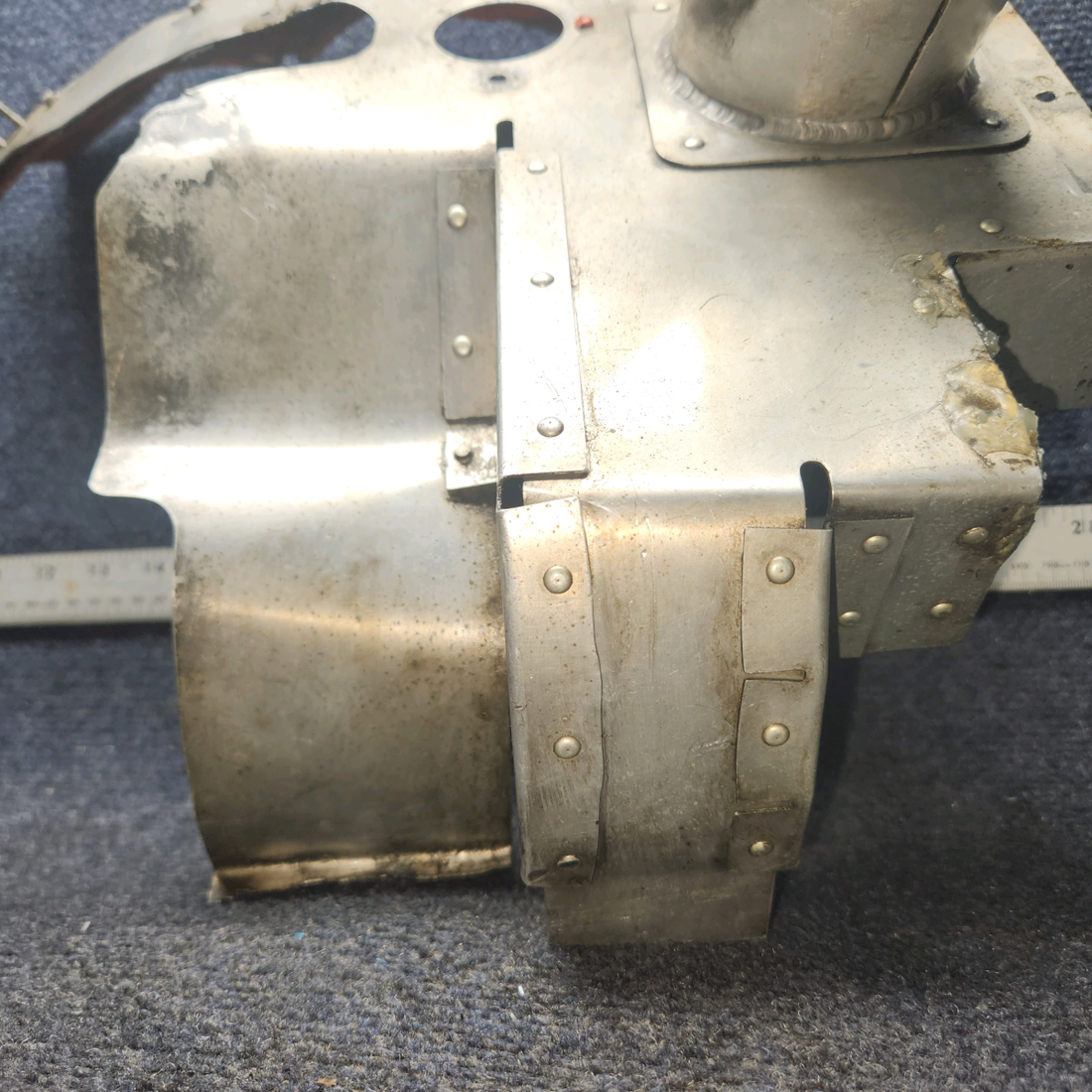 Used aircraft parts for sale, 66677-000 Lycoming O-320 Piper PA28-140 Engine Baffle - RH
