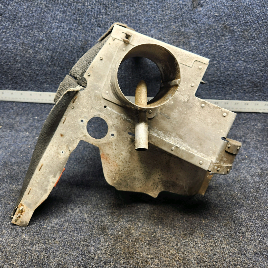Used aircraft parts for sale, 63616-009 PIPER PA28-140 ENGINE BAFFLE RH REAR