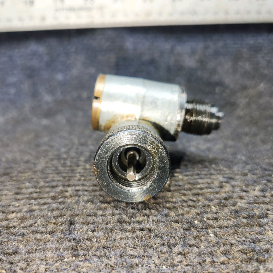 Used aircraft parts for sale, 106301 Continental GO-300 Cessna C175 Tachometer 90 Degree Elbow Cable Adapter