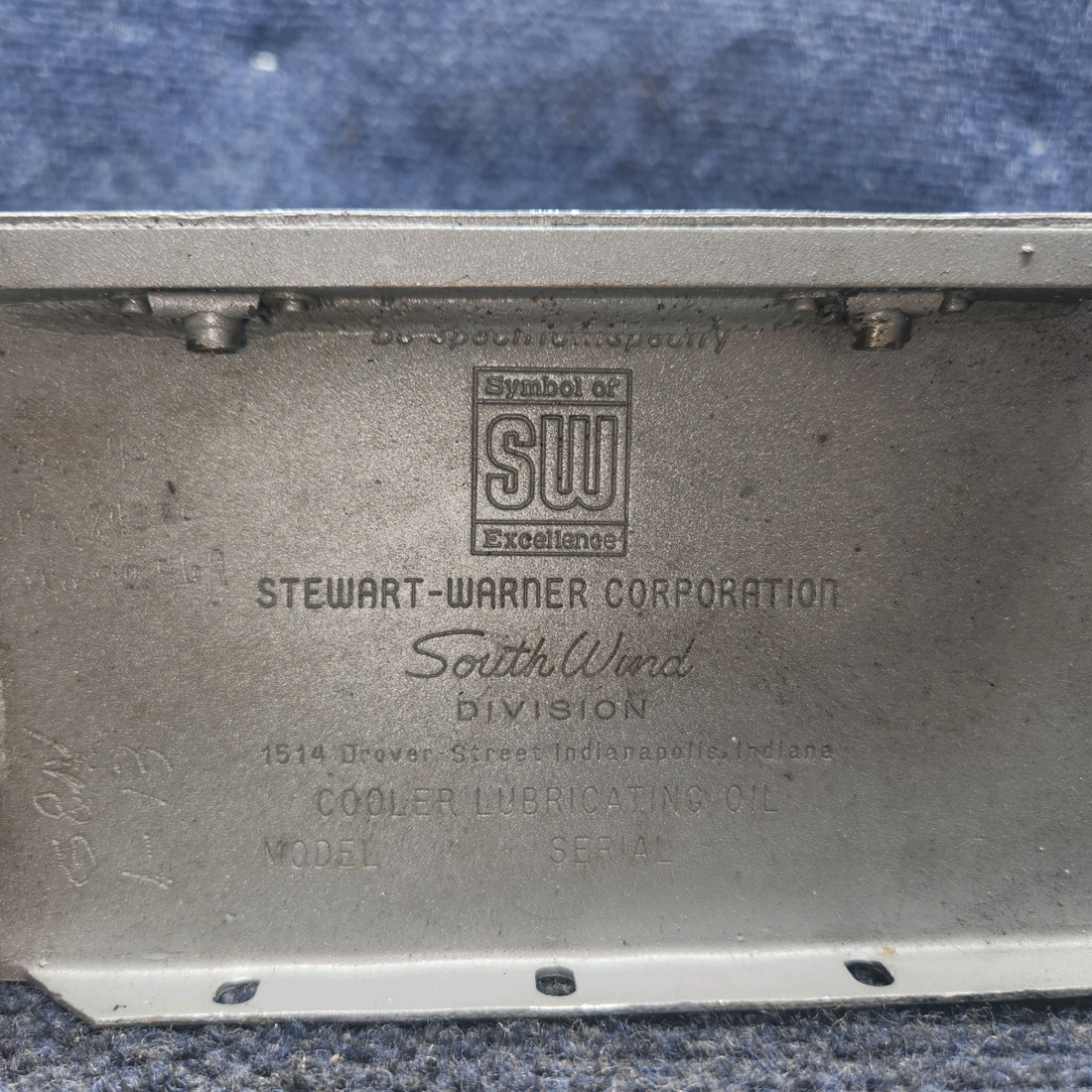 Used aircraft parts for sale, 8432S Beechcraft A24R Oil Cooler Assy