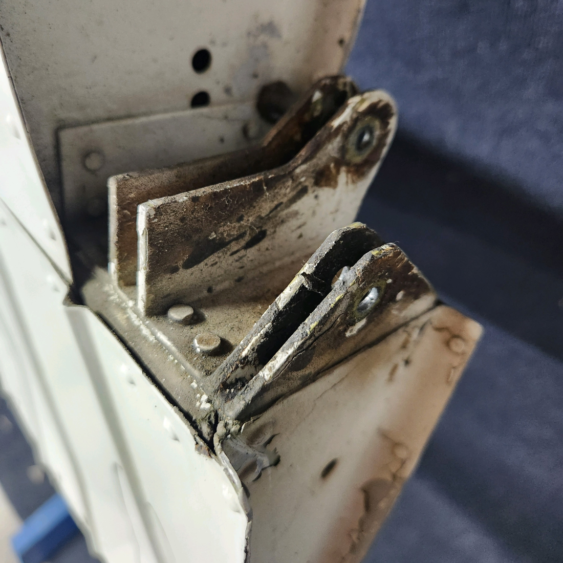 Used aircraft parts for sale, 169-130005-2 Beechcraft A23A Musketeer Custom III AILERON ASSEMBLY RH DAMAGE IN TRAILING EDGE_SEE PHOTOS