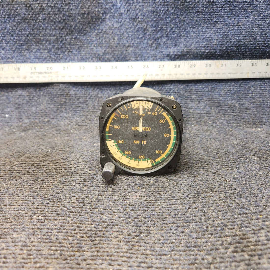Used aircraft parts for sale, 820308-511 2024-21-1910 Mac Leod Instruments Mooney M20J Airspeed Indicator