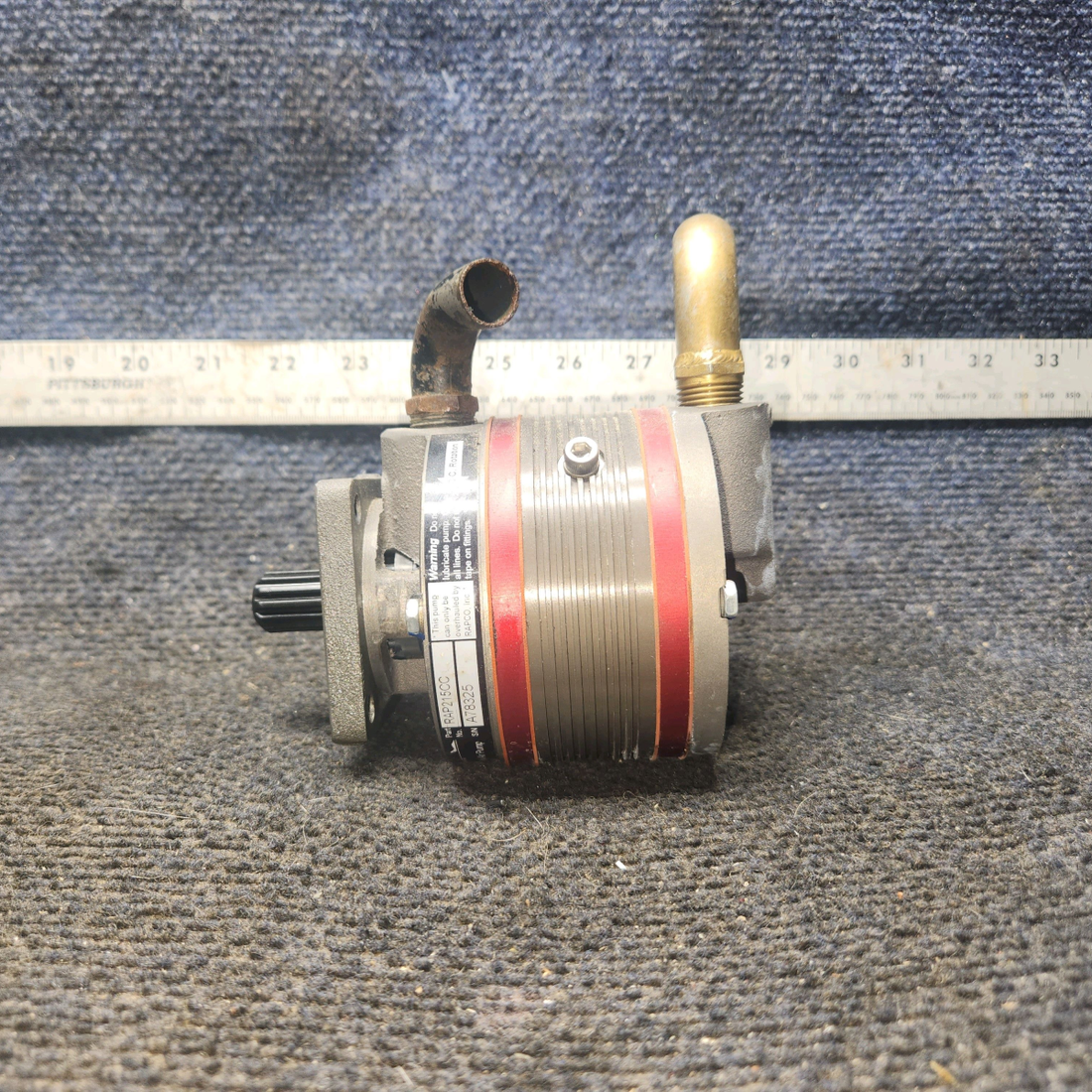 Used aircraft parts for sale, RAP215CC Lycoming Piper PA-28-140 Dry Air Pump