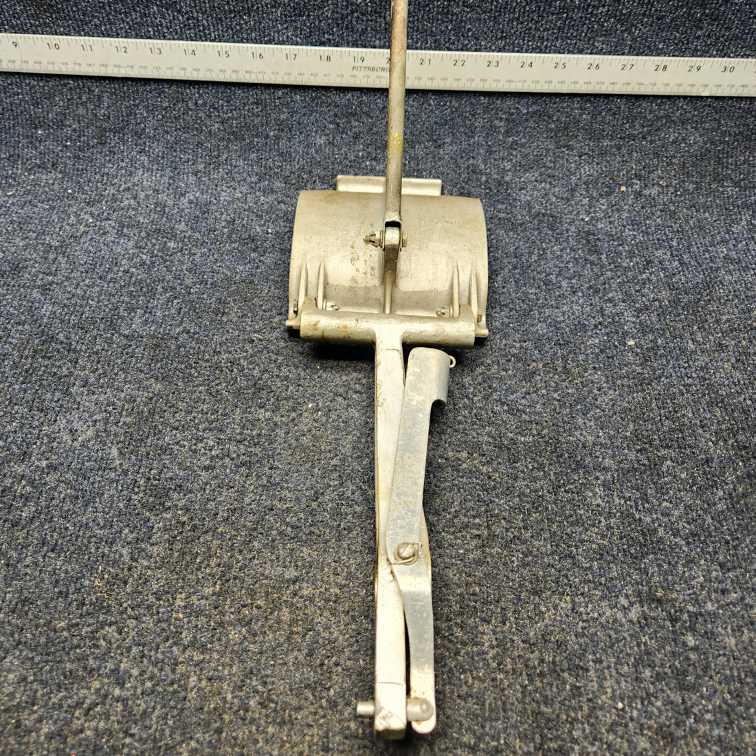 Used aircraft parts for sale, 35-524011 AND 35-524060-2 BEECHCRAFT F35 RUDDER PEDAL AND PEDAL ARM