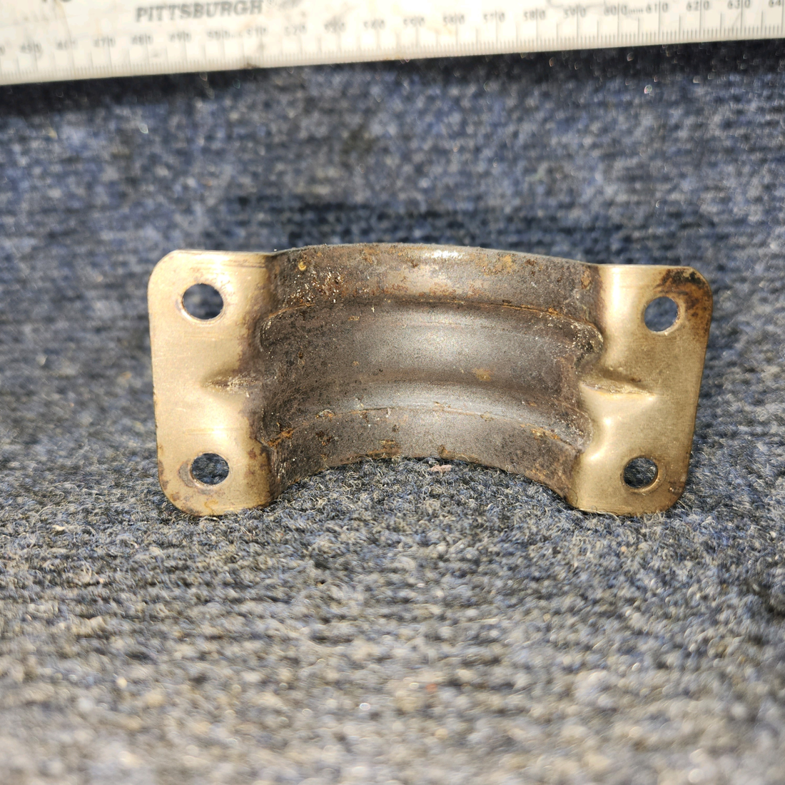 Used aircraft parts for sale, 099005-401 Beechcraft A24R Lycoming Exhaust Bead Clamp