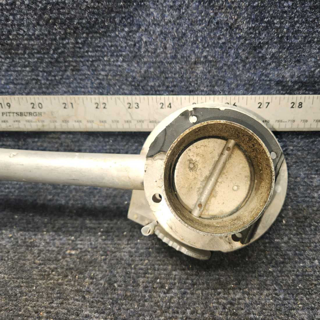 Used aircraft parts for sale, 68416-001 Piper PA28-140 Cabin Air Vent Valve Assy Forward RH