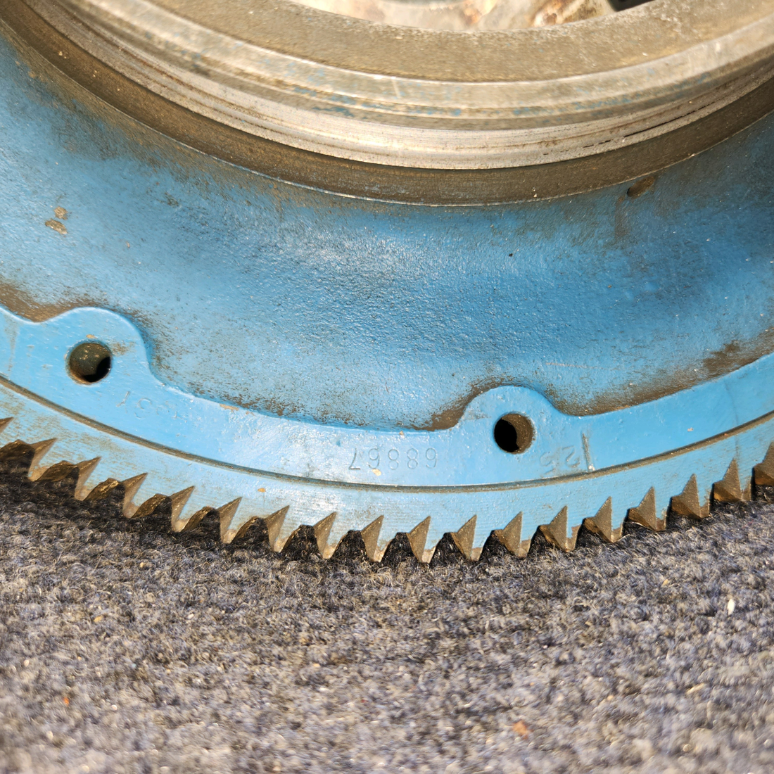 Used aircraft parts for sale, LW11380 Piper PA28-140 Starter Ring Gear 122th