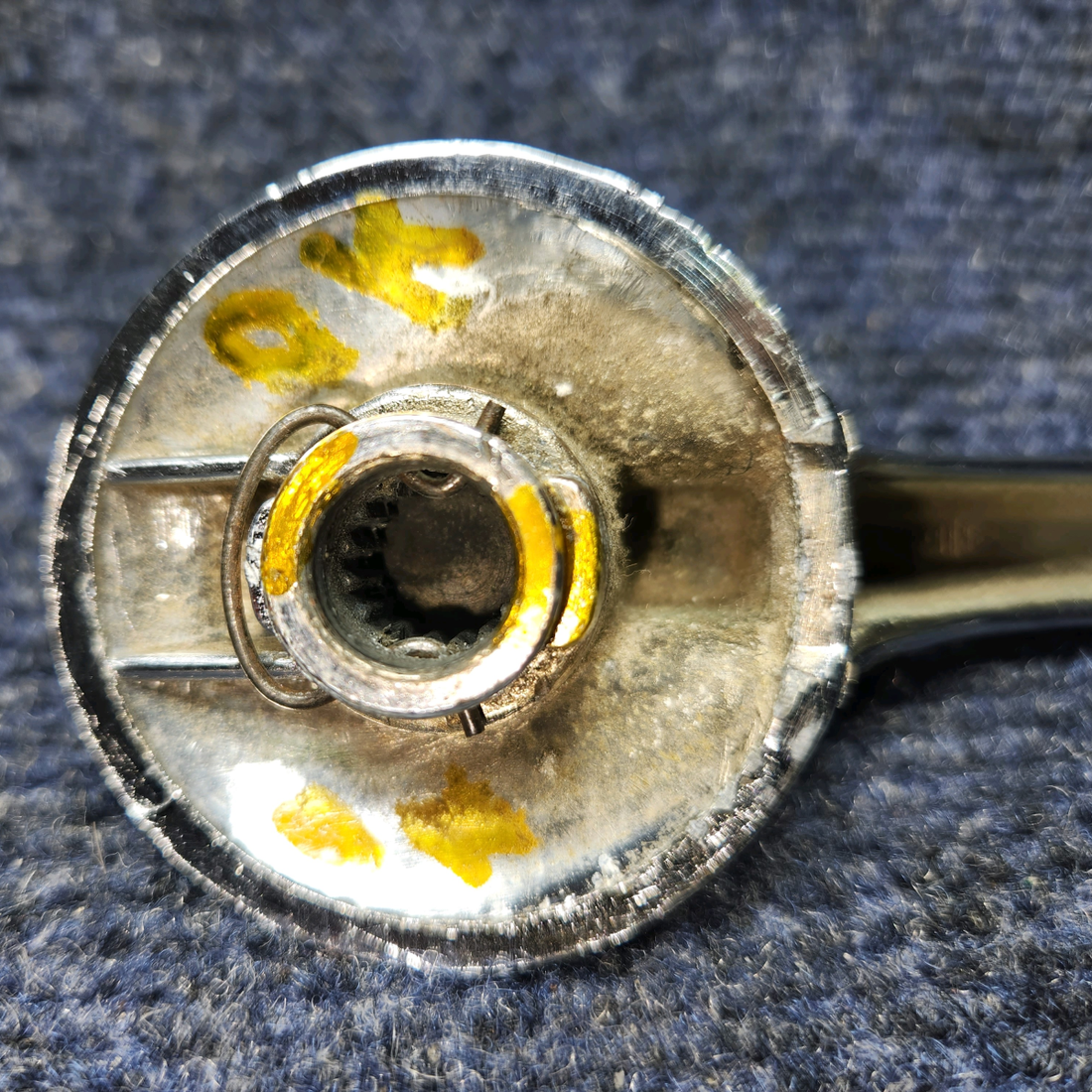 Used aircraft parts for sale, 464-022 PIPER PA-24-250 Inside Cabin Door Handle Assembly