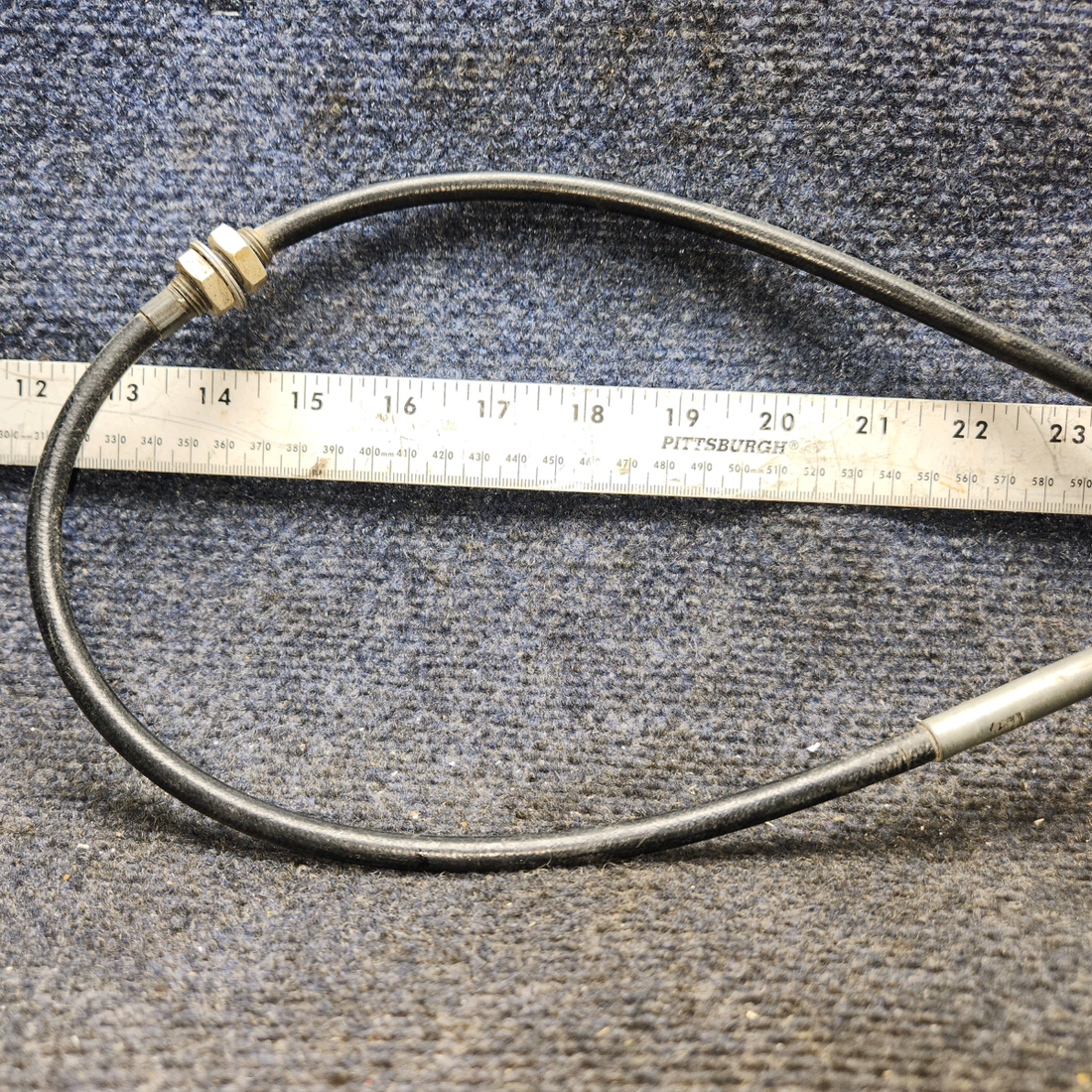 Used aircraft parts for sale, 253-001-1 Mooney M20C Throttle Control Cable (38")