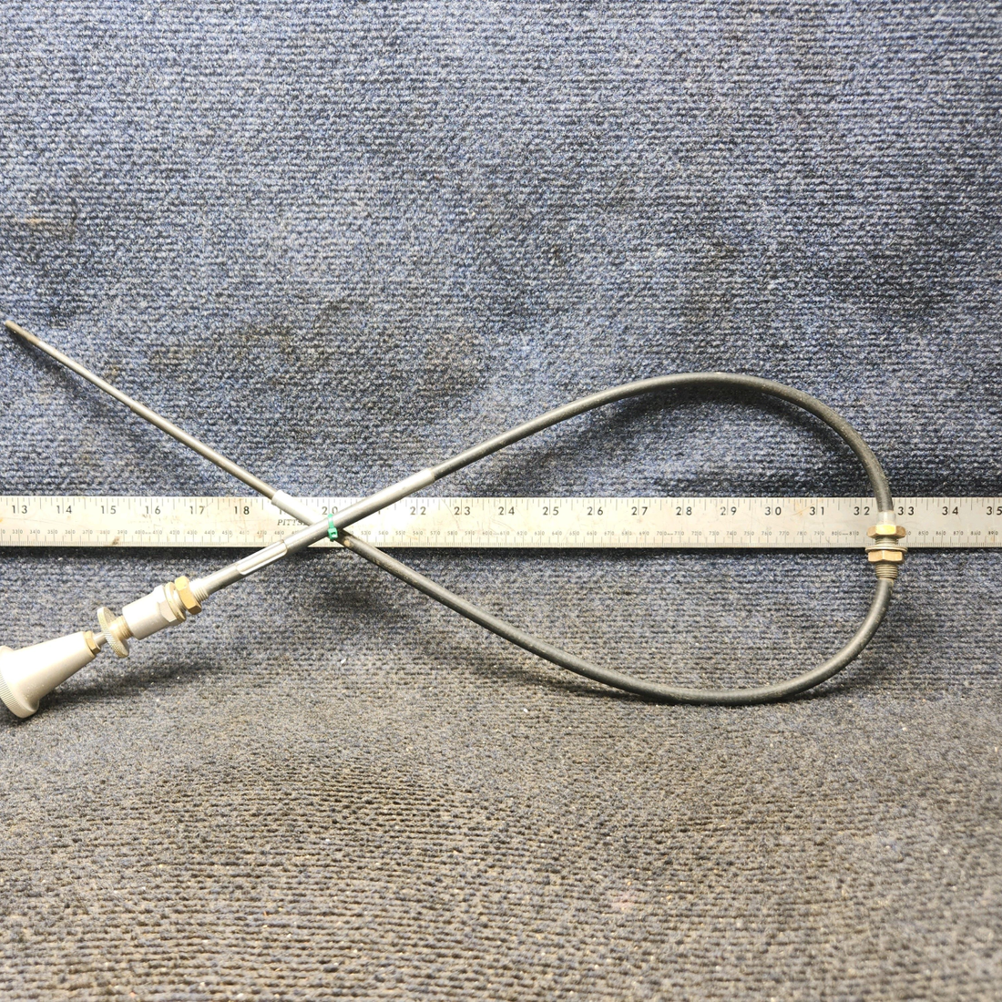 Used aircraft parts for sale, 253-001-1 Mooney M20C Throttle Control Cable (41 1/2")