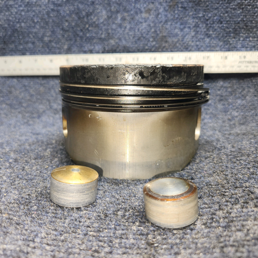 Used aircraft parts for sale, LW-12416 Lycoming O-320-D2A Piper PA28-140 Cylinder Wide Deck Chrome with High-Compression Piston