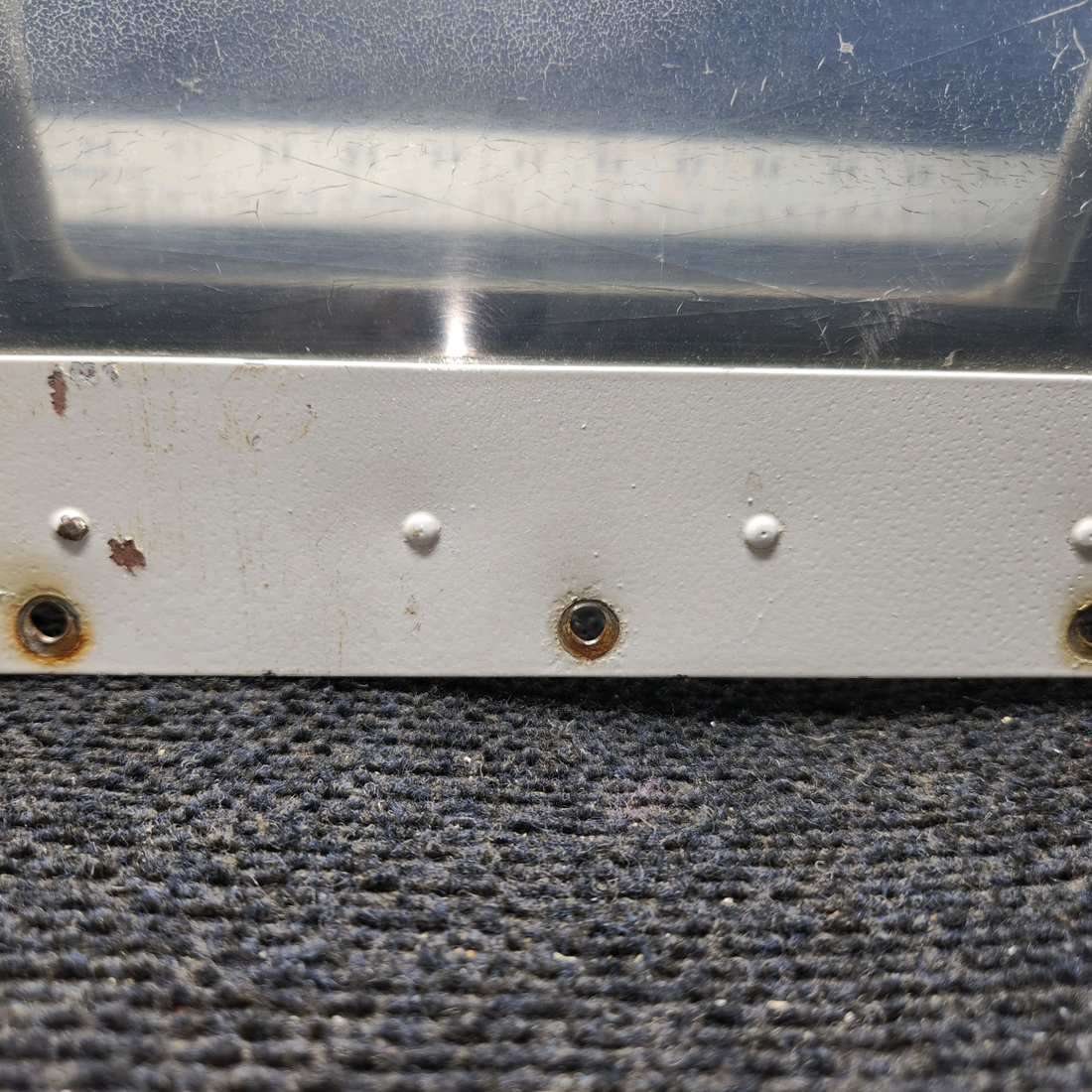 Used aircraft parts for sale, 0523115-3 Cessna C175 Landing Light Window