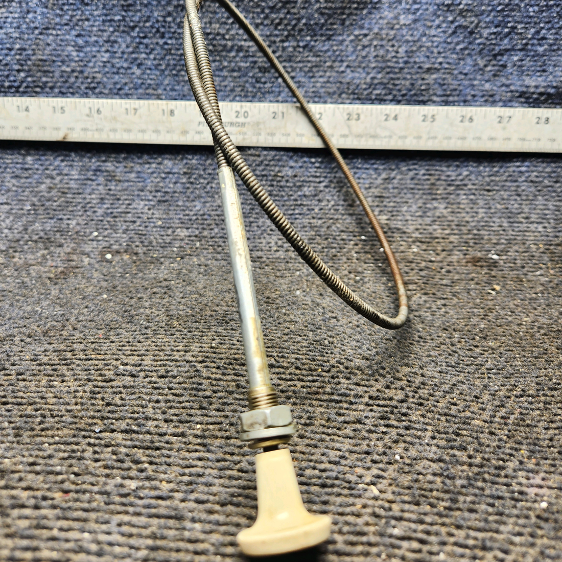 Used aircraft parts for sale, S1239-11 cessna 150G Cabin Heat Control Cable (37")