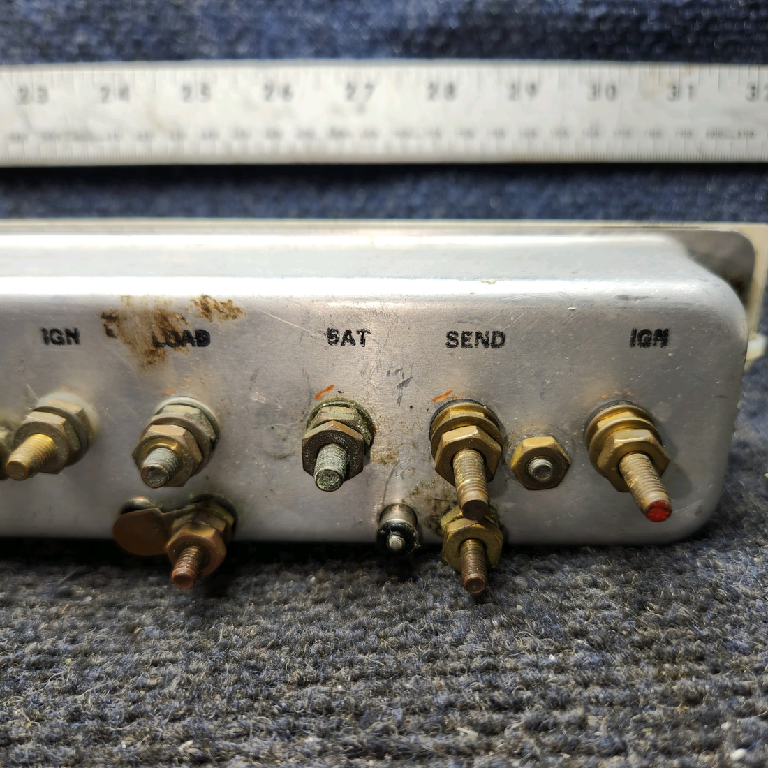 Used aircraft parts for sale, 169-380036-37 Rochester Beechcraft C23 SUNDOWNER Instrument Gauge Cluster Assembly