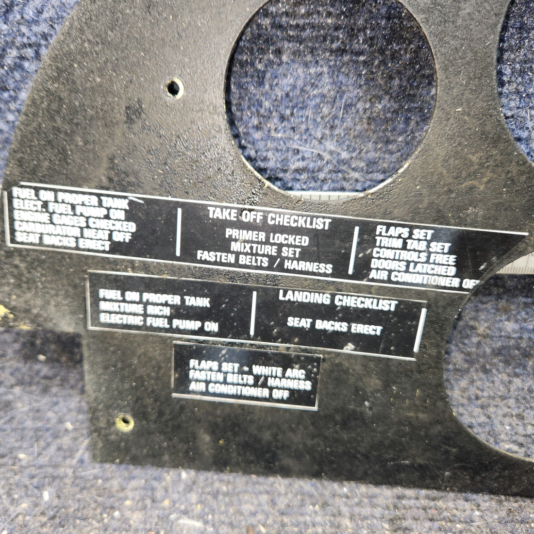 Used aircraft parts for sale, 79044-006 piper PA-28-181 Upper Instrument Panel Cover - LH