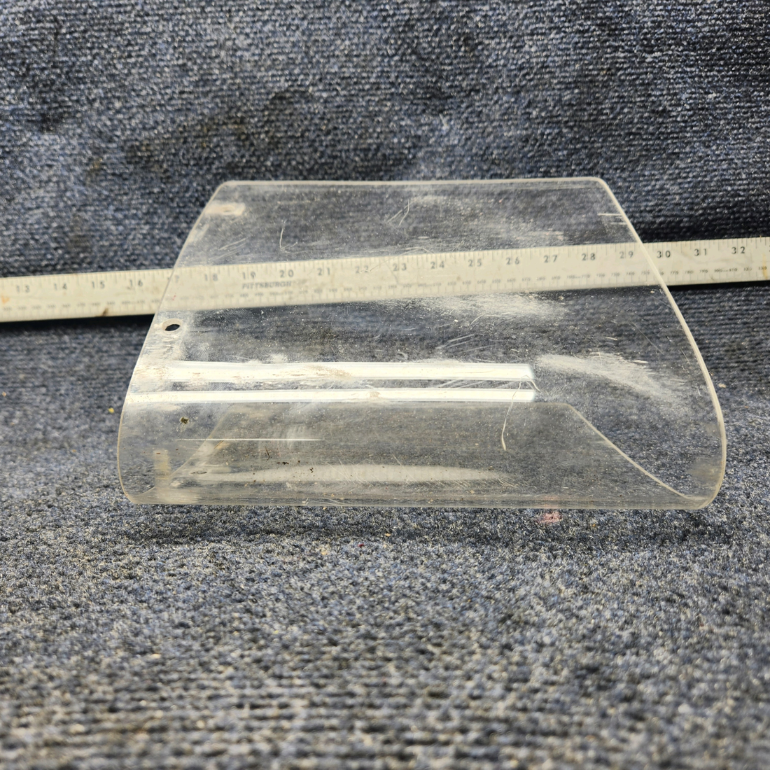 Used aircraft parts for sale, 20348-001 PIPER PA-24-250 Window Landing Light RH ( has a few scratches and minor wear )