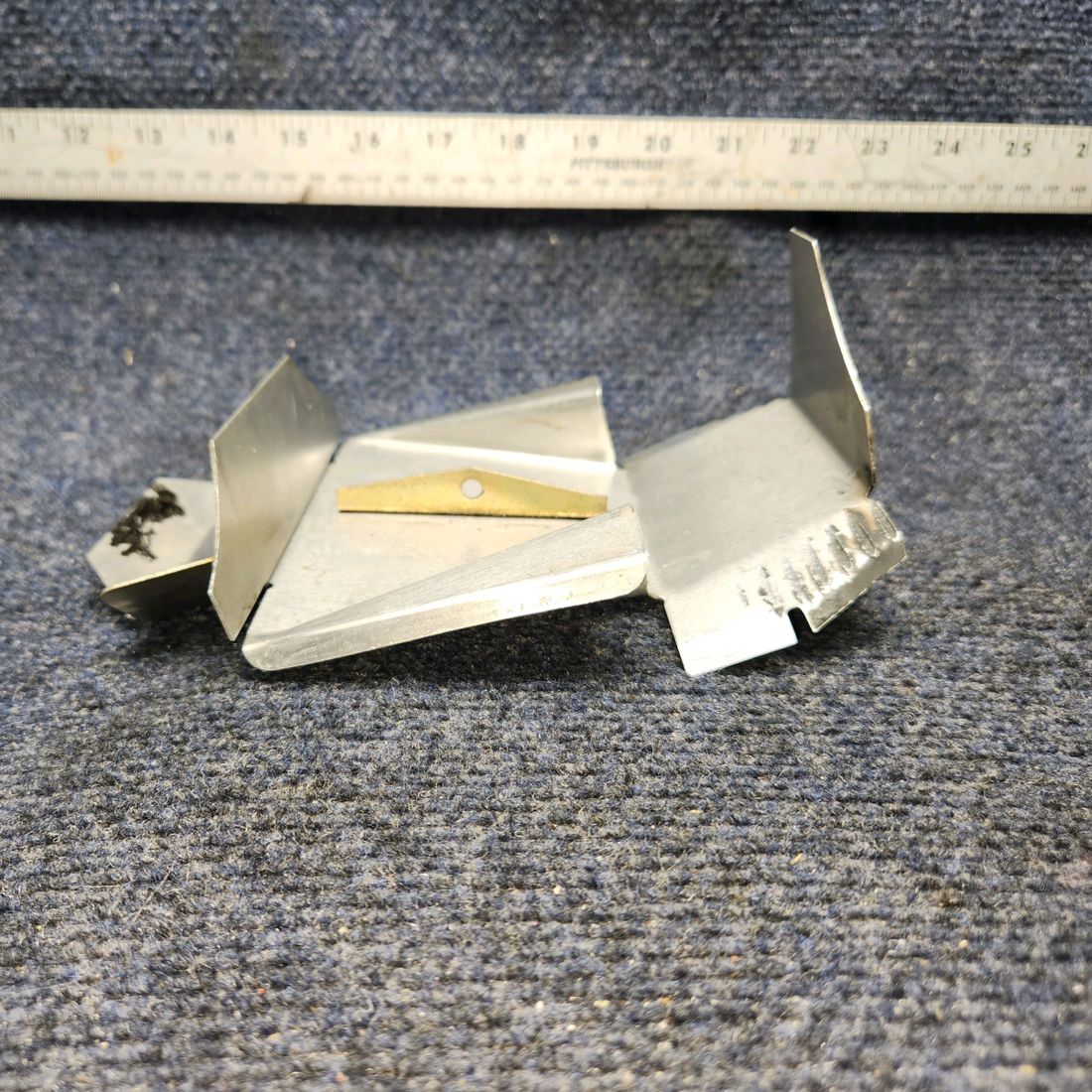 Used aircraft parts for sale, 72152 / 71611 / 71610 Lycoming O-540 PIPER PA-24-250 Intercylinder Baffele with retainer  & Hook