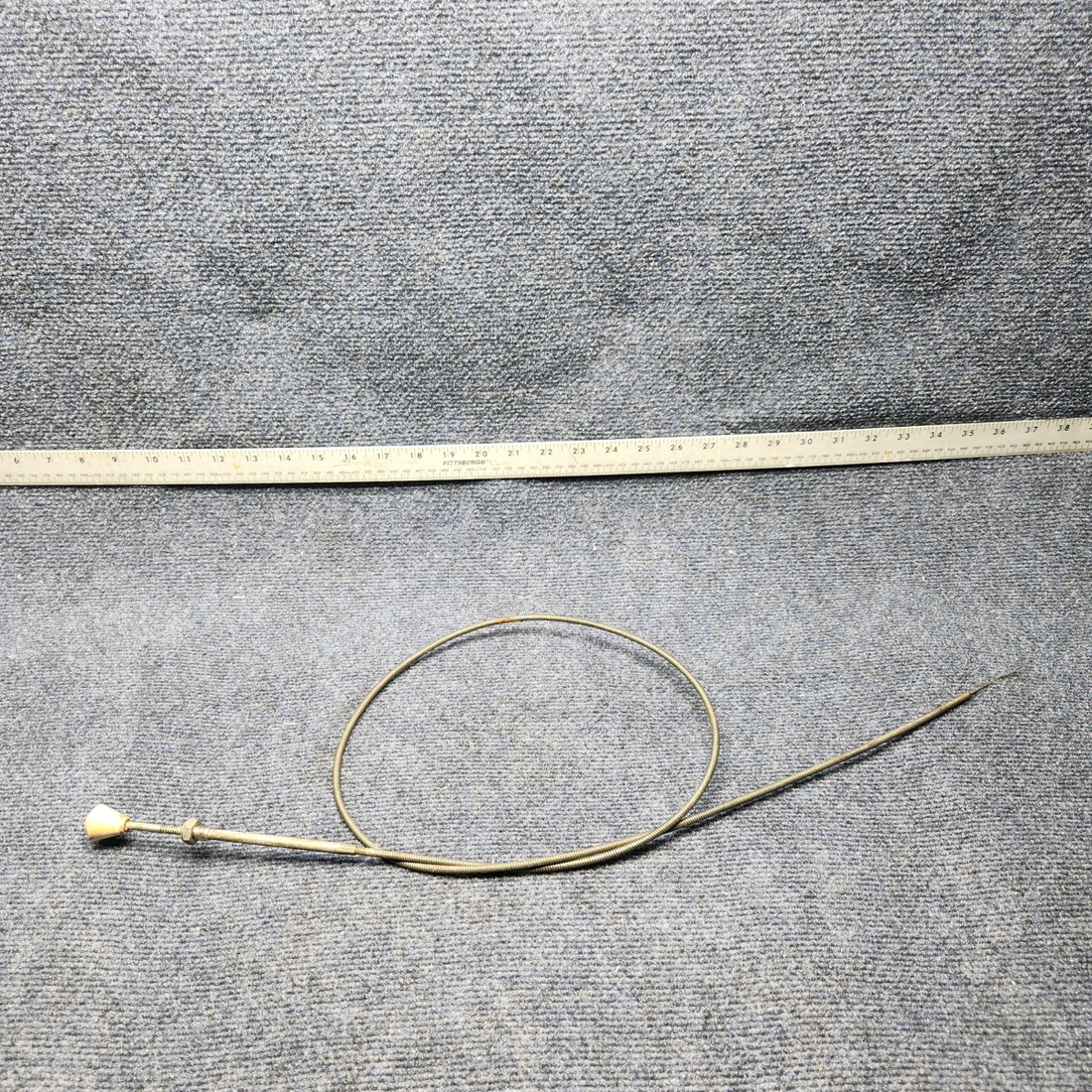 Used aircraft parts for sale, 35-380051-25 Beechcraft C23 SUNDOWNER CONTROL CABLE CABIN HEAT