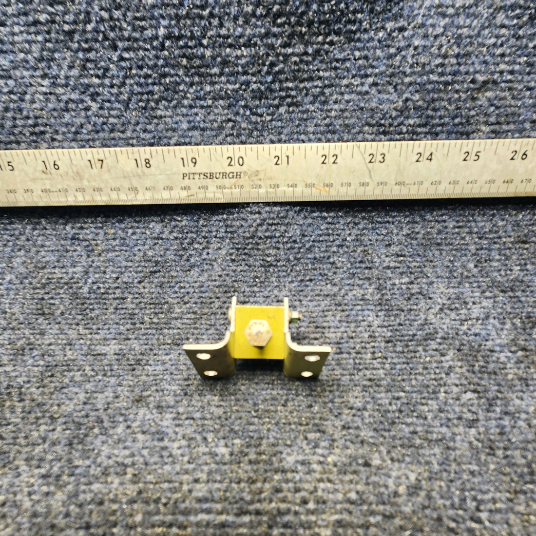 Used aircraft parts for sale, 002-410031-1 Beechcraft F33A STOP ASSY RUDDER PEDAL BELLCRANK