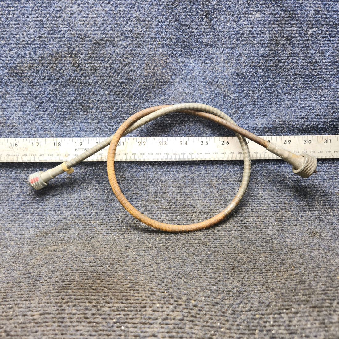 Used aircraft parts for sale, 486-570 PIPER PA28-140 Tachometer Shaft Assembly (~32" long)