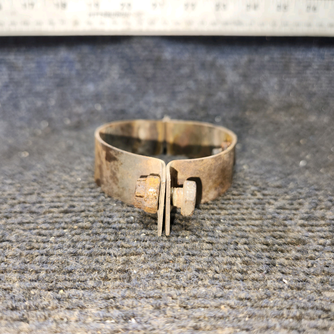Used aircraft parts for sale, 0550176-31, 0550176-26 Cessna 172E Tailpipe Clamp Assembly