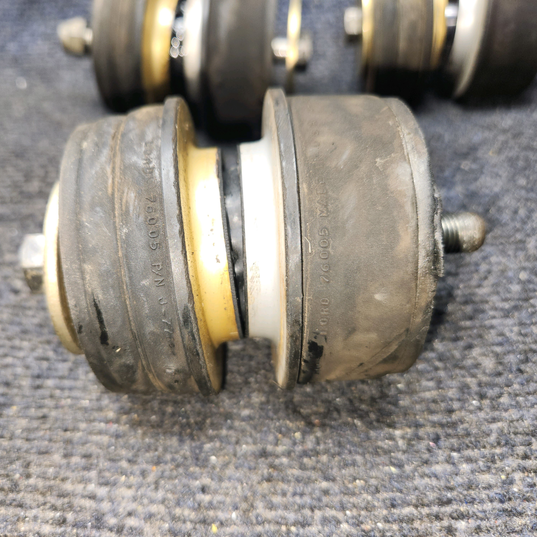 Used aircraft parts for sale, J9613-40, J9613-53 Piper PA28-161 Engine Shock Mount Kit