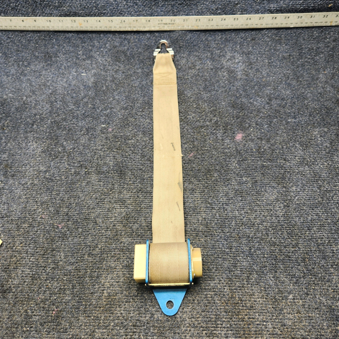 Used aircraft parts for sale, 58-380071-3 America Safety Beechcraft F33A INERTIA REEL SEATBELT ASSY