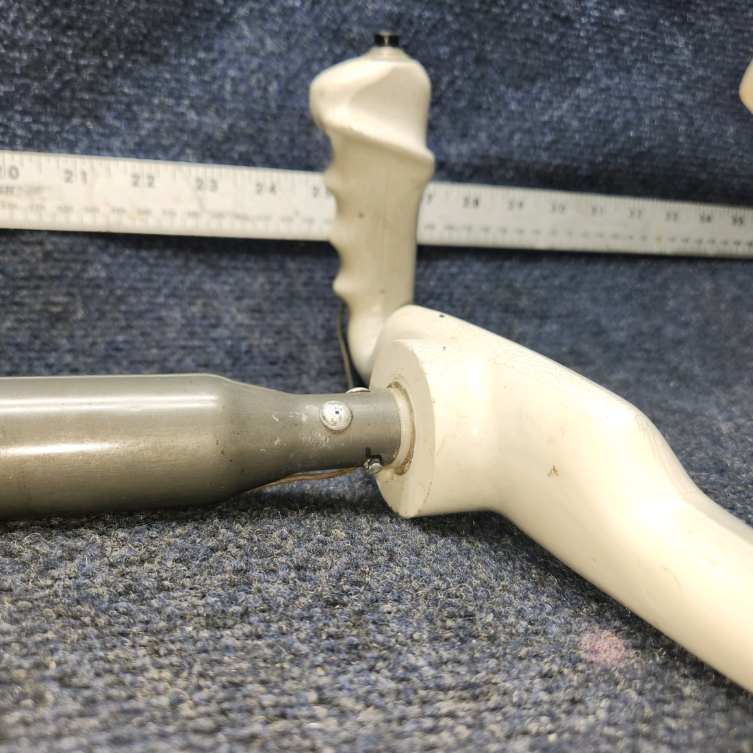 Used aircraft parts for sale, 35-380060-19 Beechcraft A24R Control Yoke LH or RH W/ Tube 1 1/4