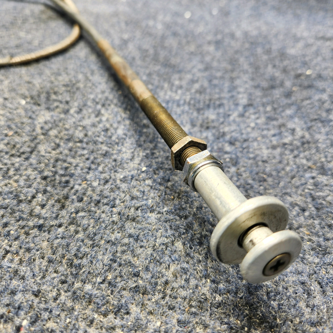 Used aircraft parts for sale, 35-550523 BEECHCRAFT F35 CONTROL CABLE ASSY CABIN HEAT / DEFROST (LENGTH: 39")
