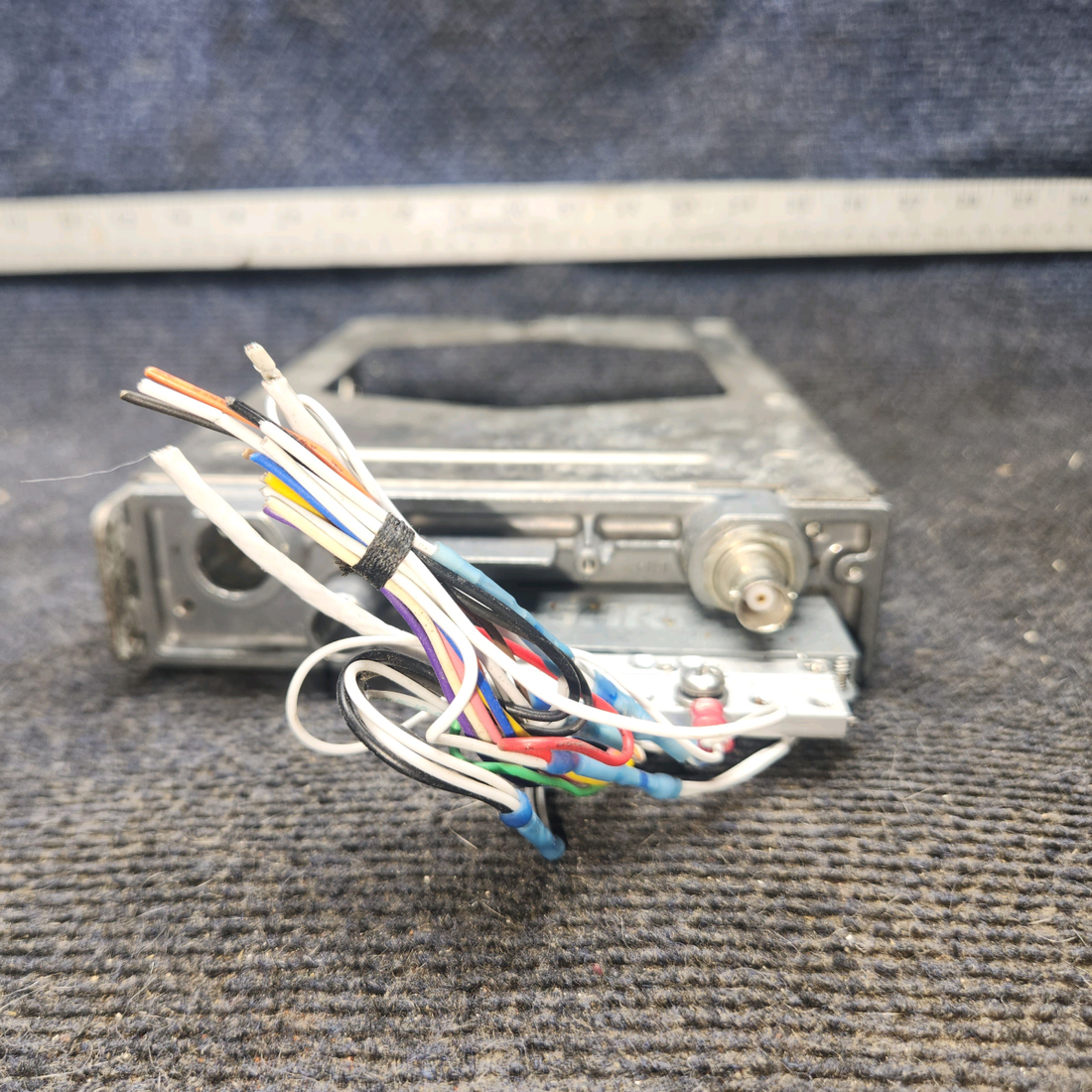 Used aircraft parts for sale, 115-00294-00, 011-00582-00 Garmin GTX-330 cessna 172k Tray with Backplate