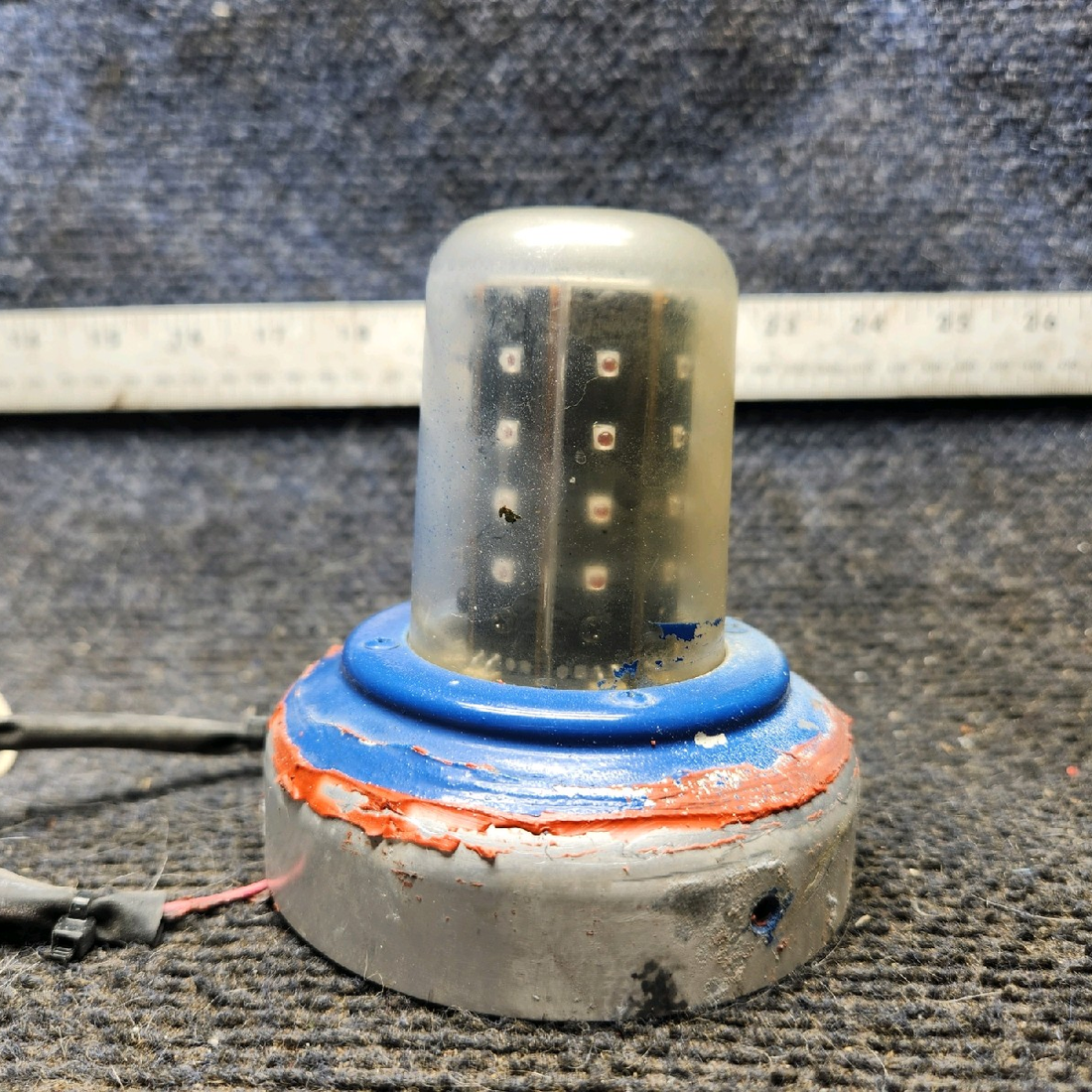Used aircraft parts for sale, 01-0771080-55 piper PA-28-181 Red Beacon Light  - 14 V