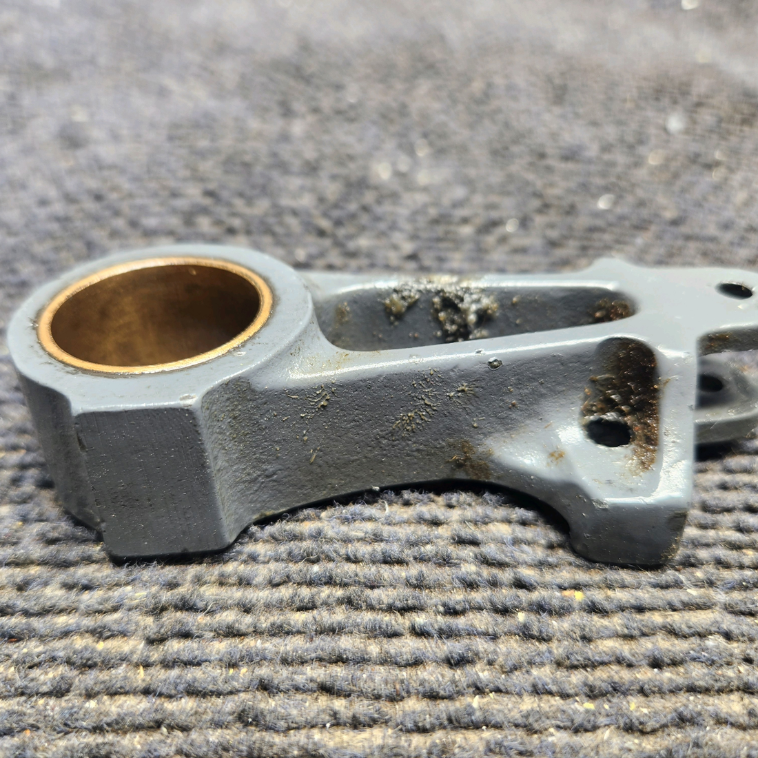 Used aircraft parts for sale, 35-524367-3 Beechcraft 35-33 Co-Pilot Rudder Pedal Arm Assy - RH