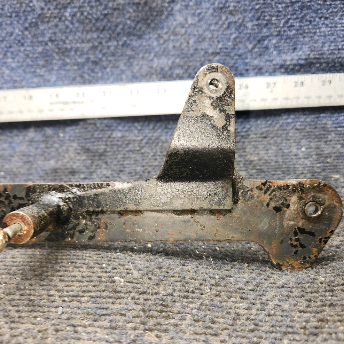 Used aircraft parts for sale, 35614-010 piper PA-28-181 LH Aileron Bellcrank Assembly