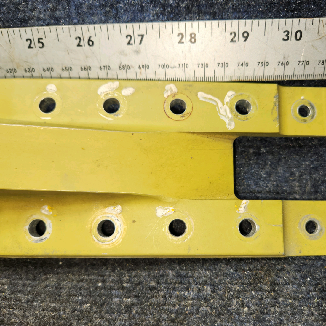 Used aircraft parts for sale, 169-110017-1 Beechcraft C23 SUNDOWNER Lower Splice Plate Fitting