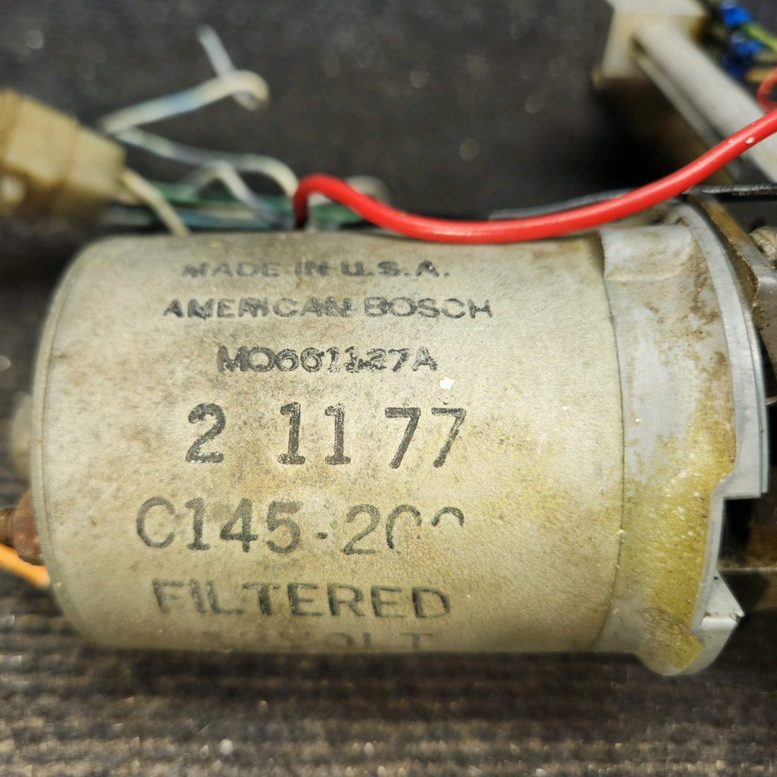 Used aircraft parts for sale, C301002-0103 cessna 172N Motor-Flap Actuator Internally Filtered
