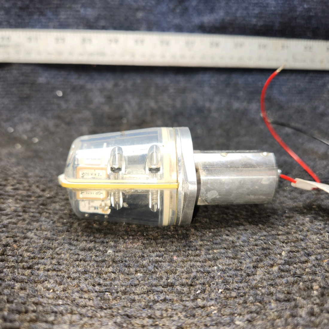 Used aircraft parts for sale, UAV-1002183-001 uAvioni Cessna 182G LED ADS-B Out Tailcone Light Assembly