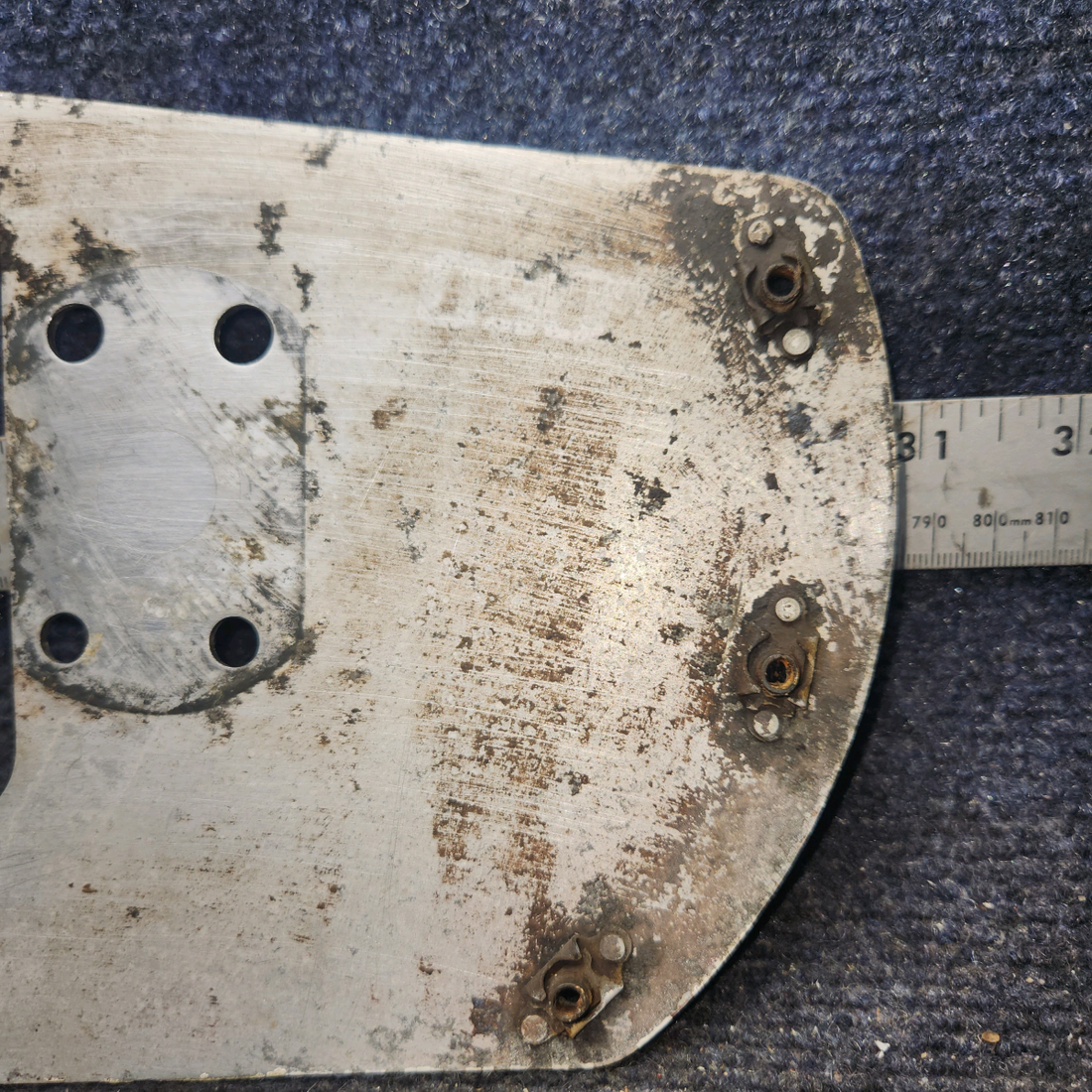 Used aircraft parts for sale, 0441187-2 cessna 150G Main Gear Plate Assembly – RH