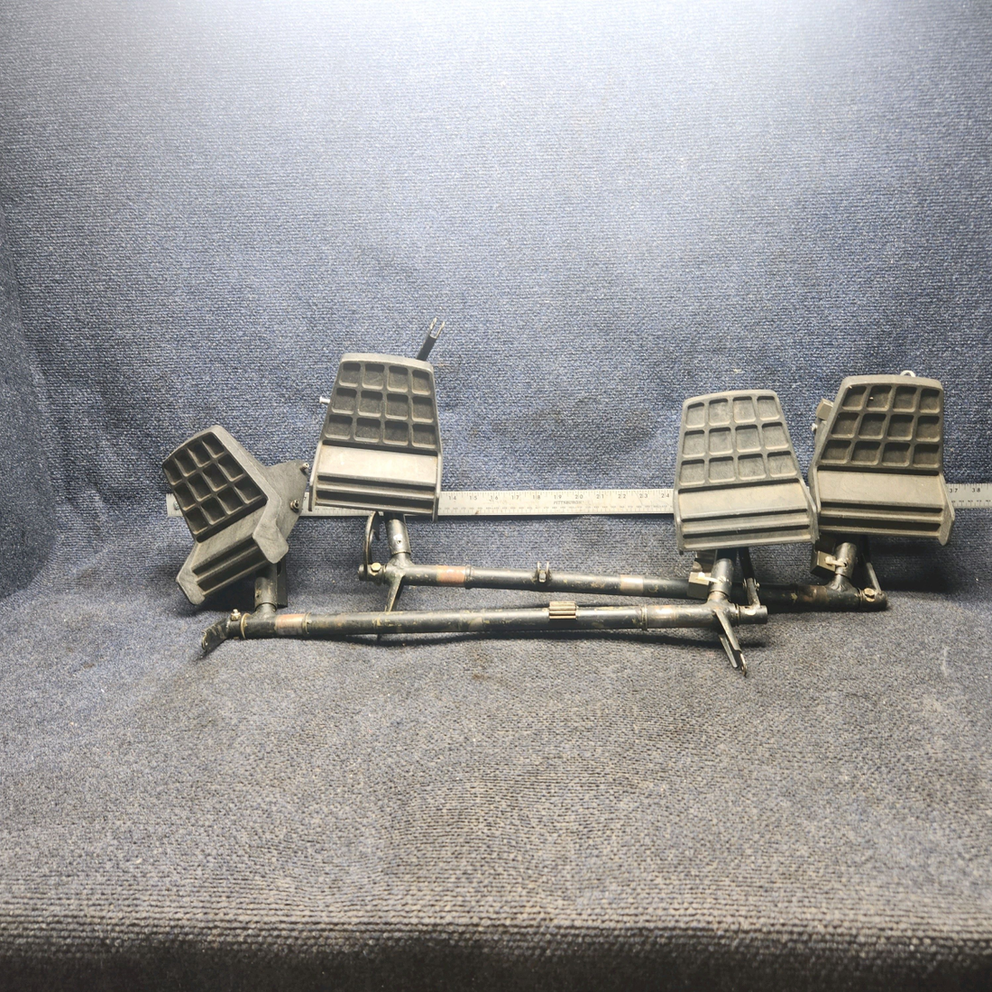 Used aircraft parts for sale, 2467001-2, 2467001-1 Cessna C172RG Rudder Bar and Pedal Set –LH/RH