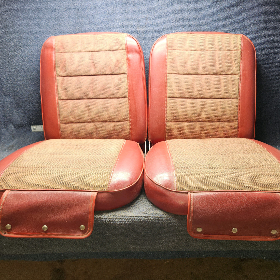 Used aircraft parts for sale, 99359-000, 99358-000 PIPER PA28-140 Rear Seat Assembly Set.