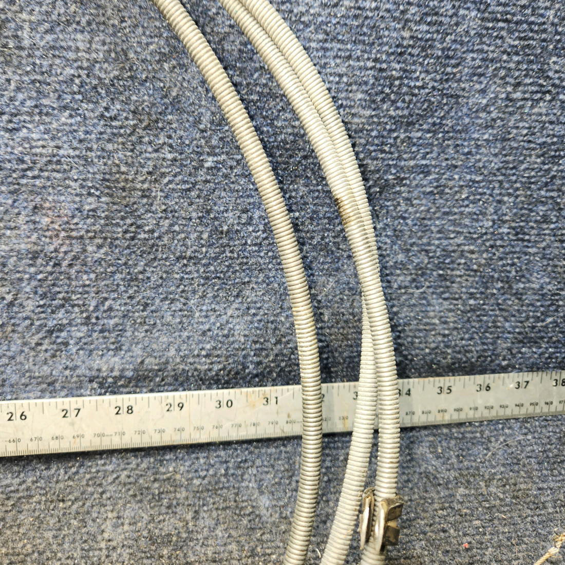 Used aircraft parts for sale, 9864054-1 cessna 172N Flap Position Control Cable – 147 in