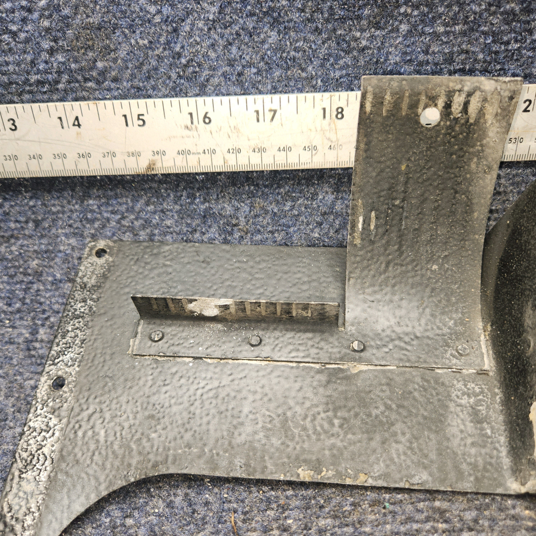 Used aircraft parts for sale, 2455049-1 Cessna Front Right Baffle Assembly