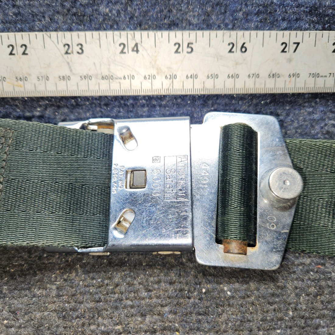 Used aircraft parts for sale, 502985-401 America Safety Beechcraft C23 SUNDOWNER Safety Seat Belt