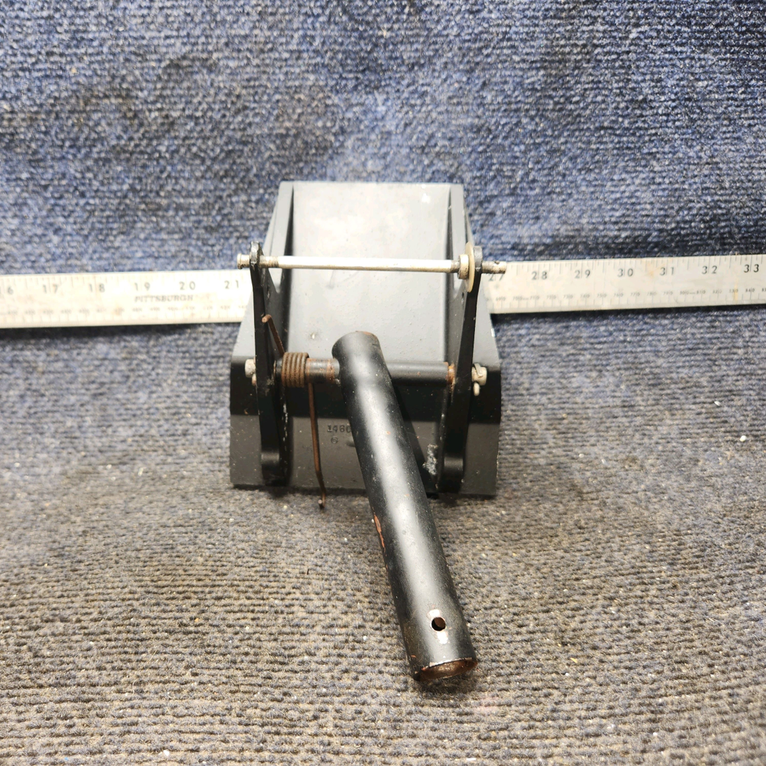 Used aircraft parts for sale, 1460320-1, 0411307, 1460505-1 Cessna 172F Rudder Pedal Spring & Arm