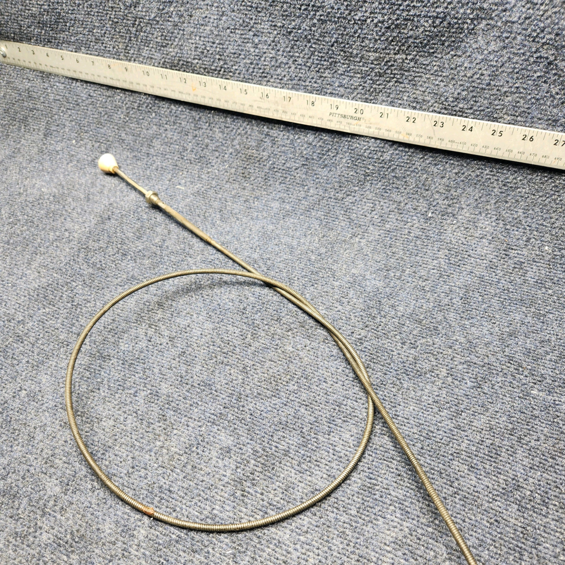 Used aircraft parts for sale, 35-380051-25 Beechcraft C23 SUNDOWNER CONTROL CABLE CABIN HEAT
