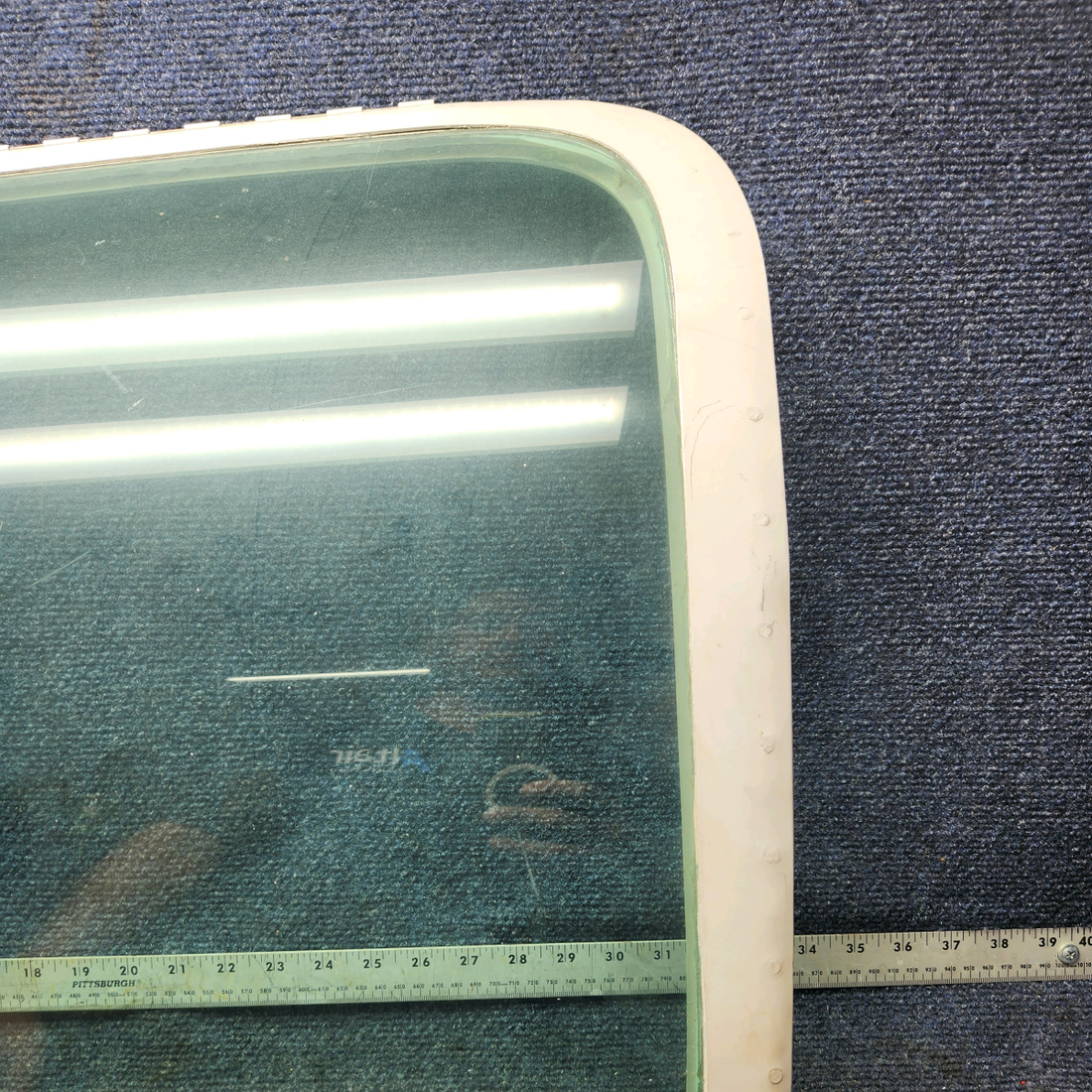 Used aircraft parts for sale, 35-410291-147 BEECHCRAFT 95-55B Cabin Rear Window Assembly - RH