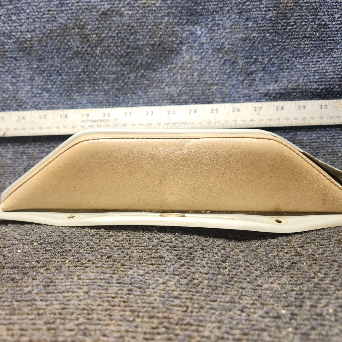 Used aircraft parts for sale, 33-534012-1, 33-534012-5, 35-534012-5 Beechcraft 35-33 Armrest Assembly – Gray/Beige