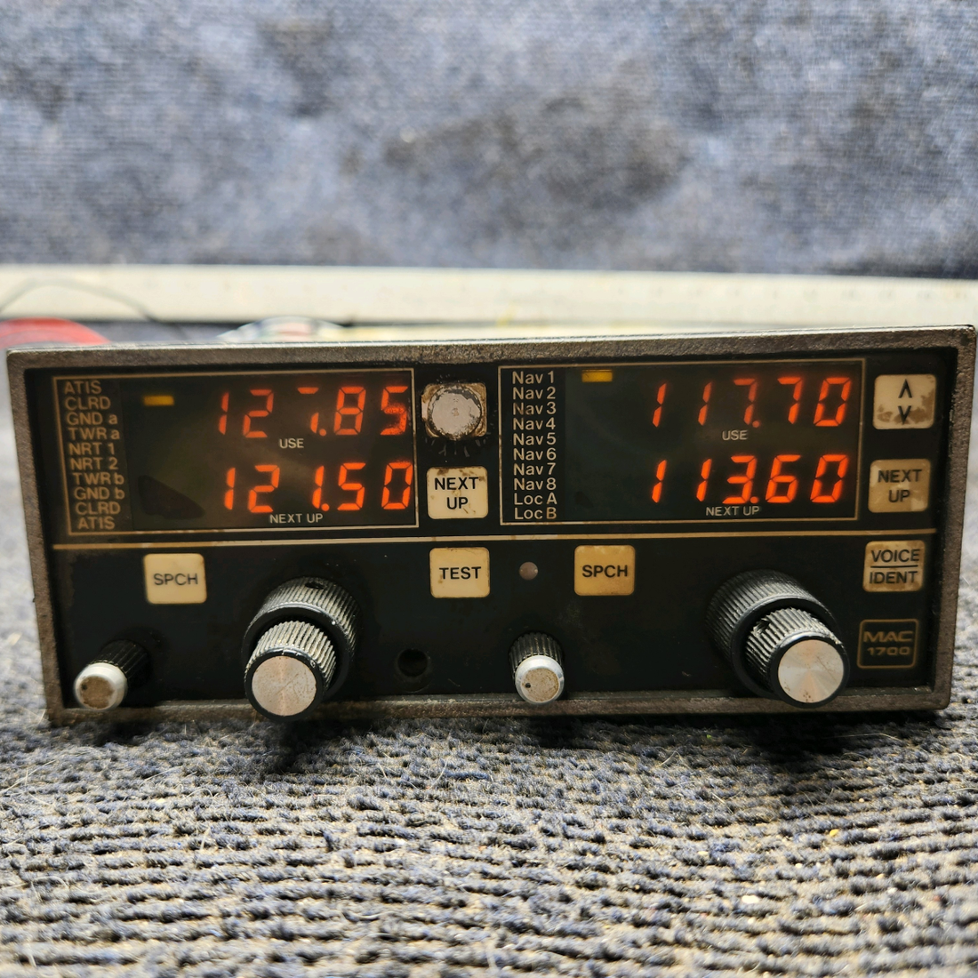 Used aircraft parts for sale, 069-1020-00 King MAC 1700 Piper PA28-161 14V Nav/Com with MAC 1700 Conversion